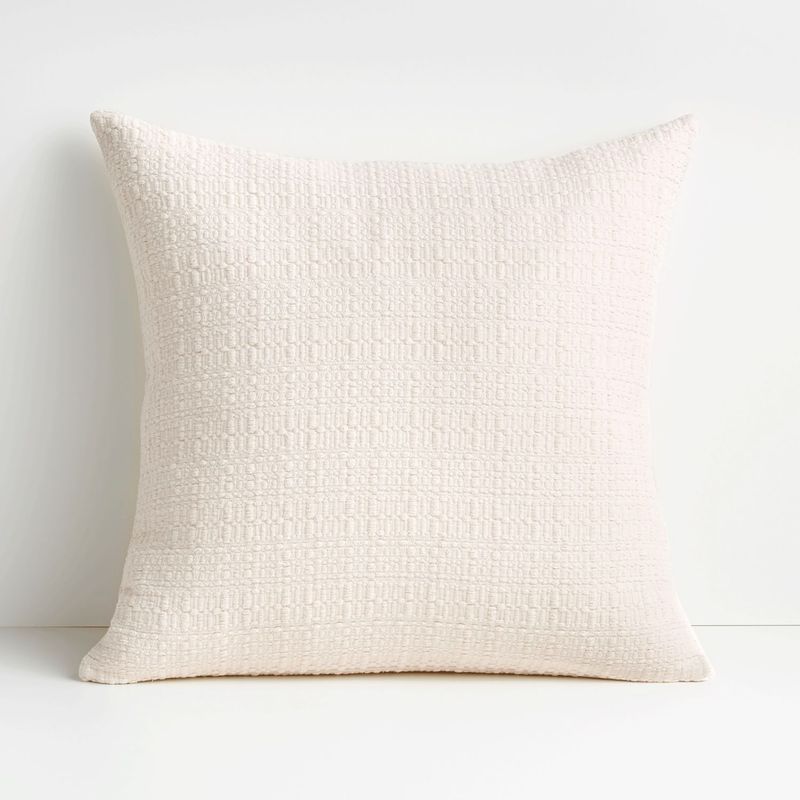 CRATE & BARREL - Funda de cojín Bari 51 cm x 51 cm