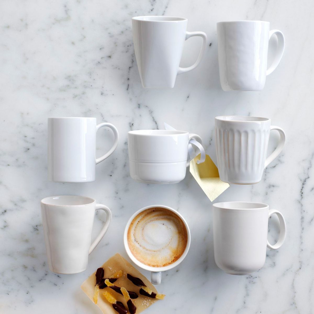 CRATE & BARREL - Mug Dover en Gres 8 cm x 10 cm