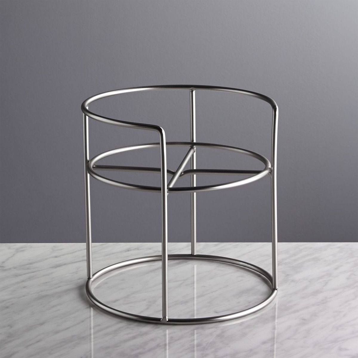 CRATE & BARREL - Soporte de Dispensador de Bebidas en Metal 20 cm