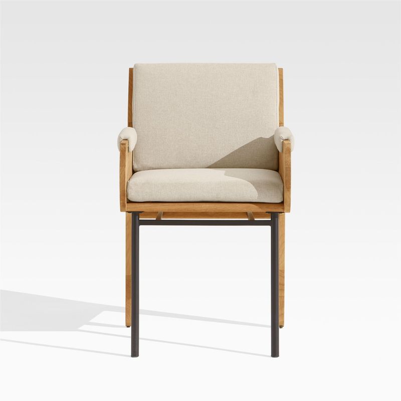 CRATE & BARREL - Silla de Comedor Kinney con Brazos