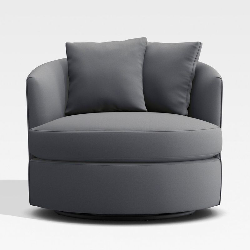 CRATE & BARREL - Poltrona Tillie Giratoria