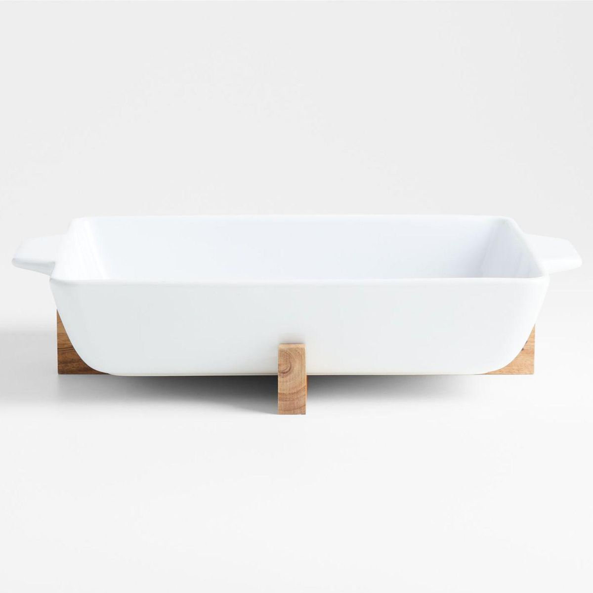 CRATE & BARREL - Refractaria para hornear Oven to Table Gres 41 x 25 cm