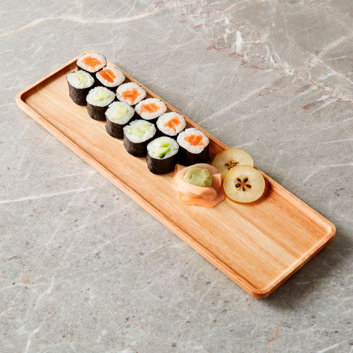 CRATE & BARREL - Bandeja144551 - Merge Madera 10,79 x 34,29 cm