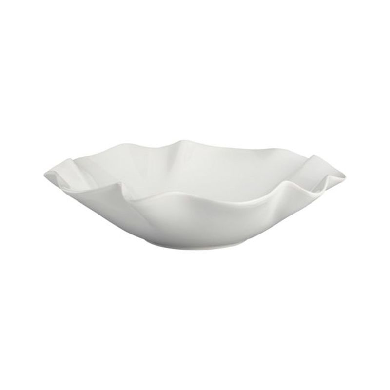 CRATE & BARREL - Bowl para Salsa Ruffle en Loza 14 cm