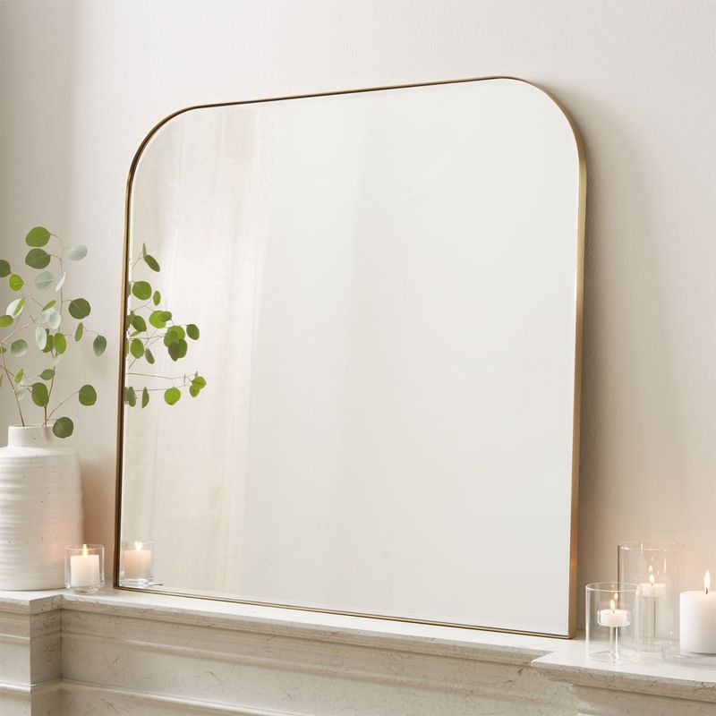 CRATE & BARREL - Espejo de pared Edge Arch Rectangular 86 cm x 91 cm