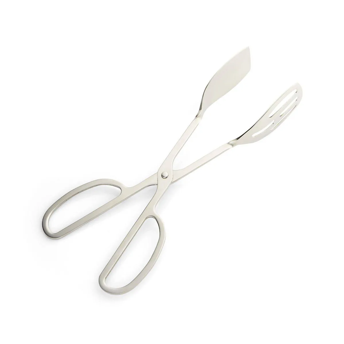 CRATE & BARREL - Pinzas de Servir Tipo Tijera en Acero Inoxidable 25 cm