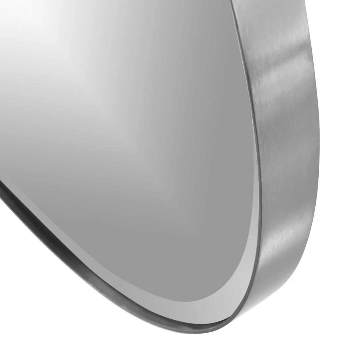 CRATE & BARREL - Espejo de pared Edge Redondo 76 cm x 76 cm