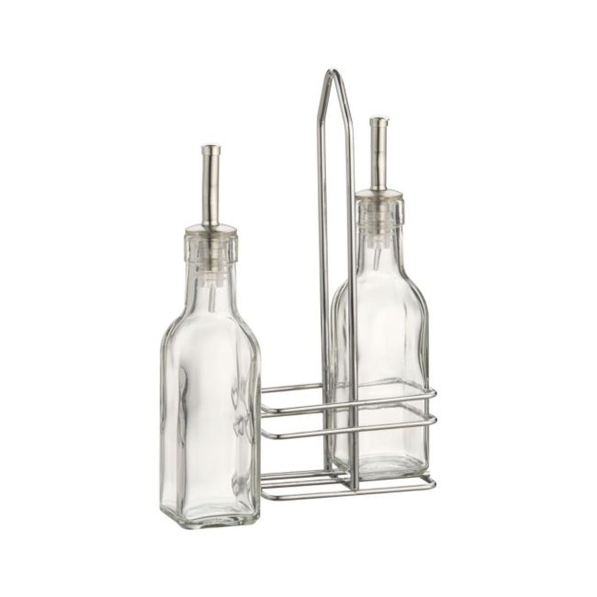 CRATE & BARREL - Vinagrera  en Vidrio 11 cm x 6 cm x 24 cm Set x2