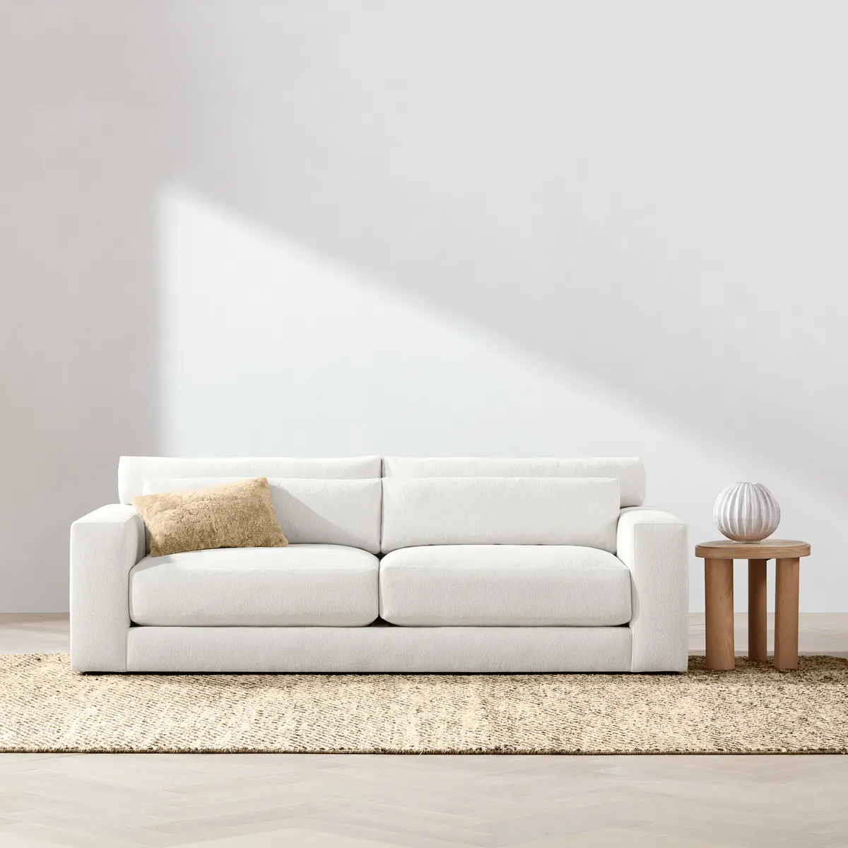 CRATE & BARREL - Sofá 3 puestos Retreat 239 x 112 x 73 cm Crate and Barrel