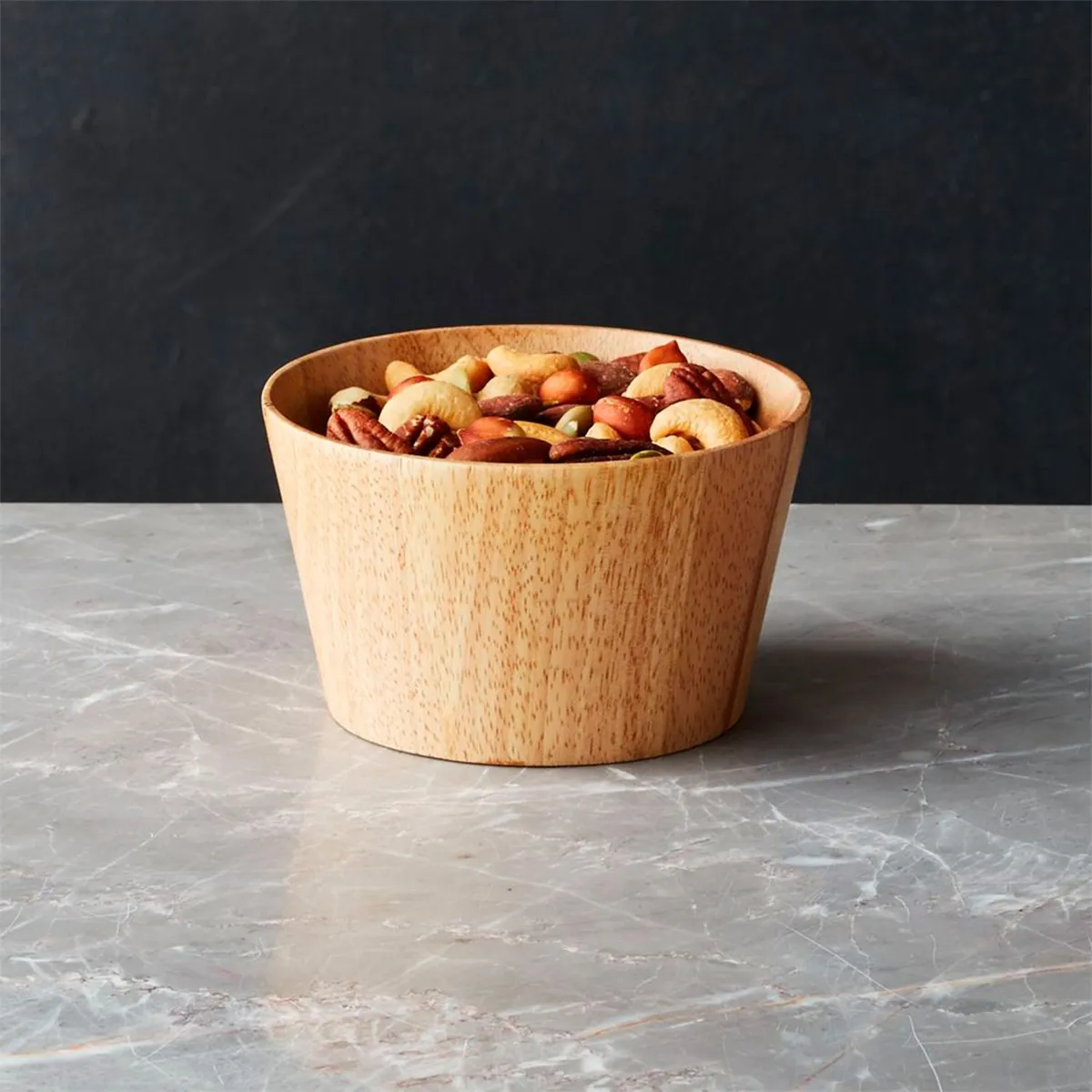 CRATE & BARREL - Mini Bowl de Madera Merge 11.43 cm 