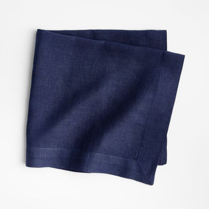 CRATE & BARREL - Servilletas Marin en Lino 56 x 56 cm