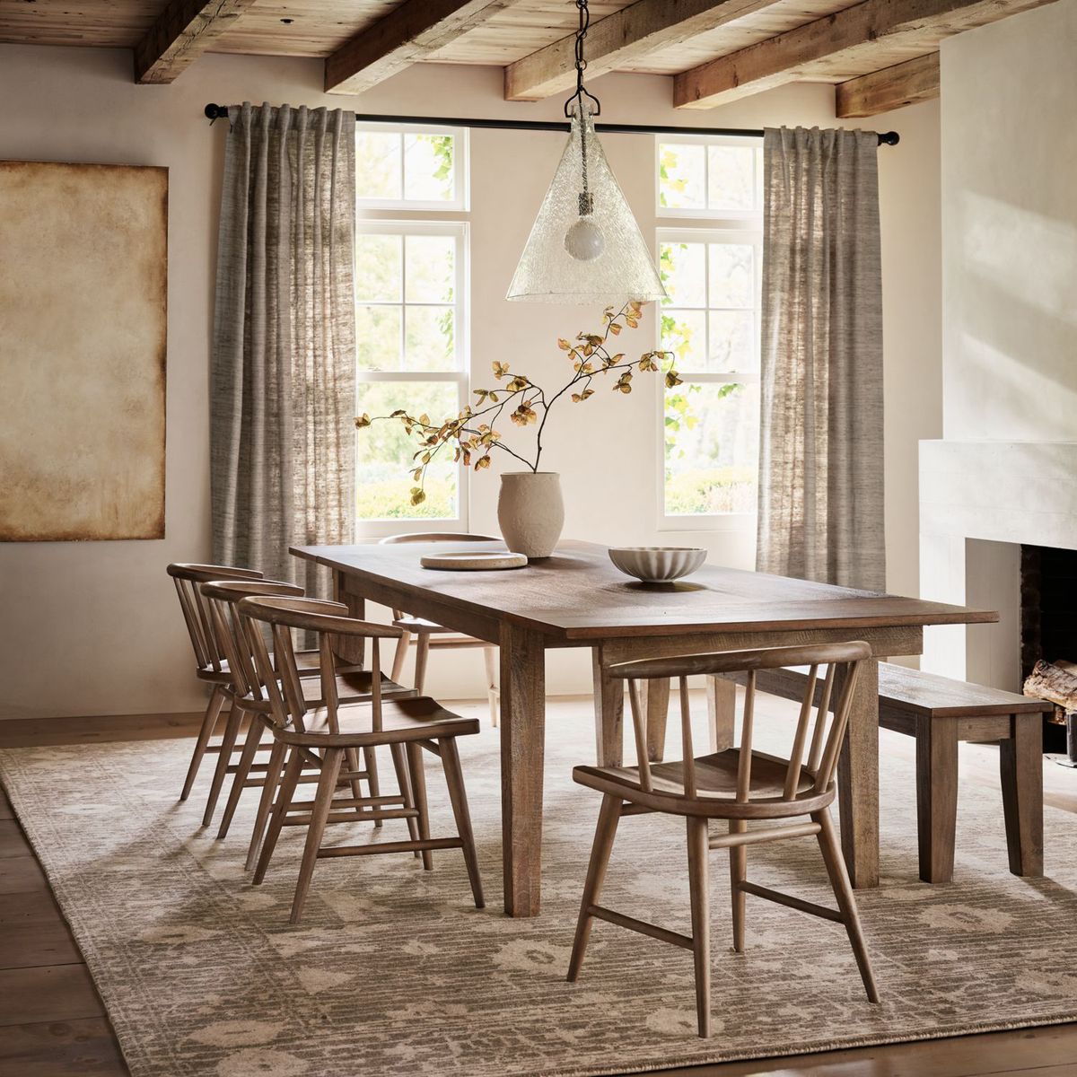CRATE & BARREL - Silla de comedor Pali