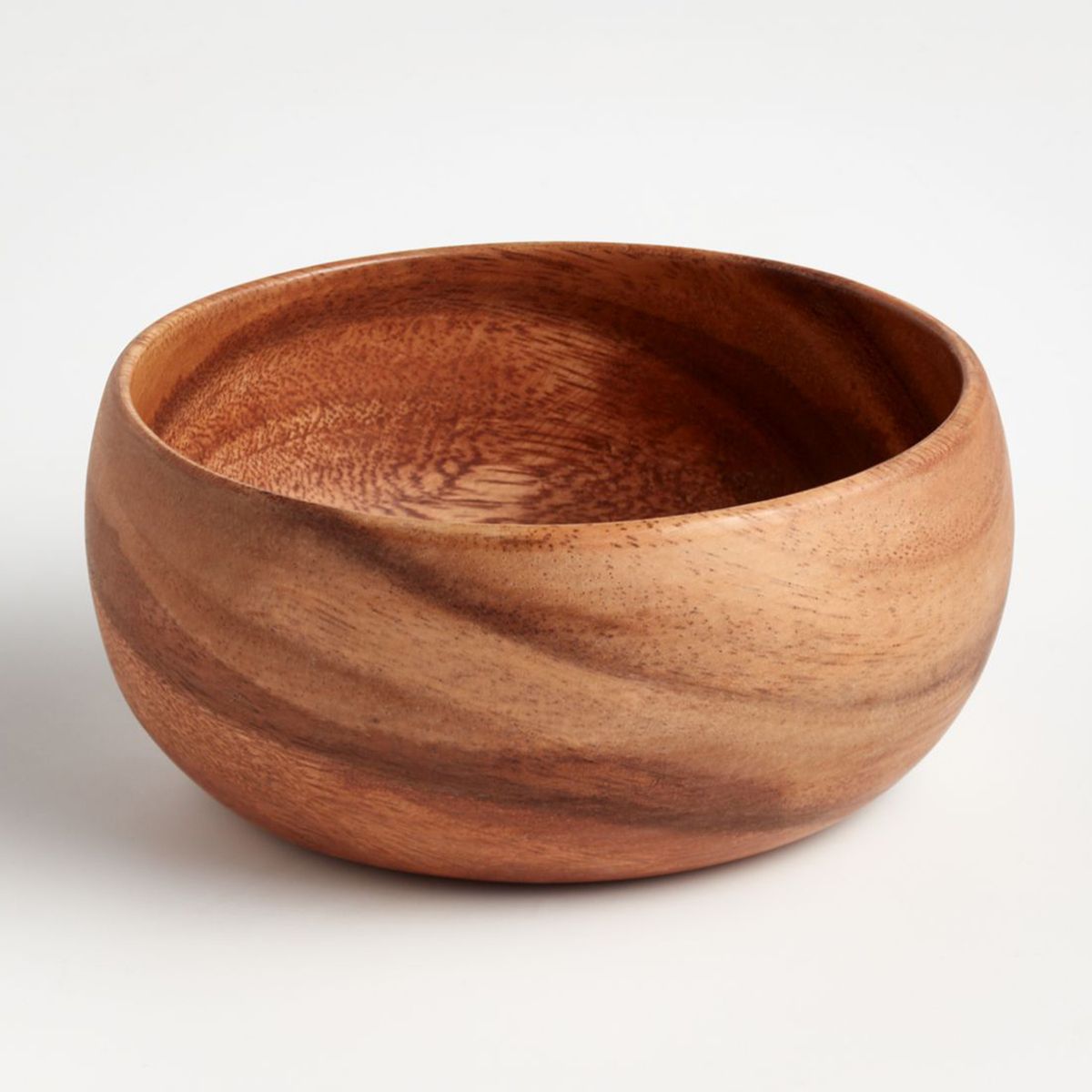 CRATE & BARREL - Bowl Tondo en Acacia 15 cm x 15 cm