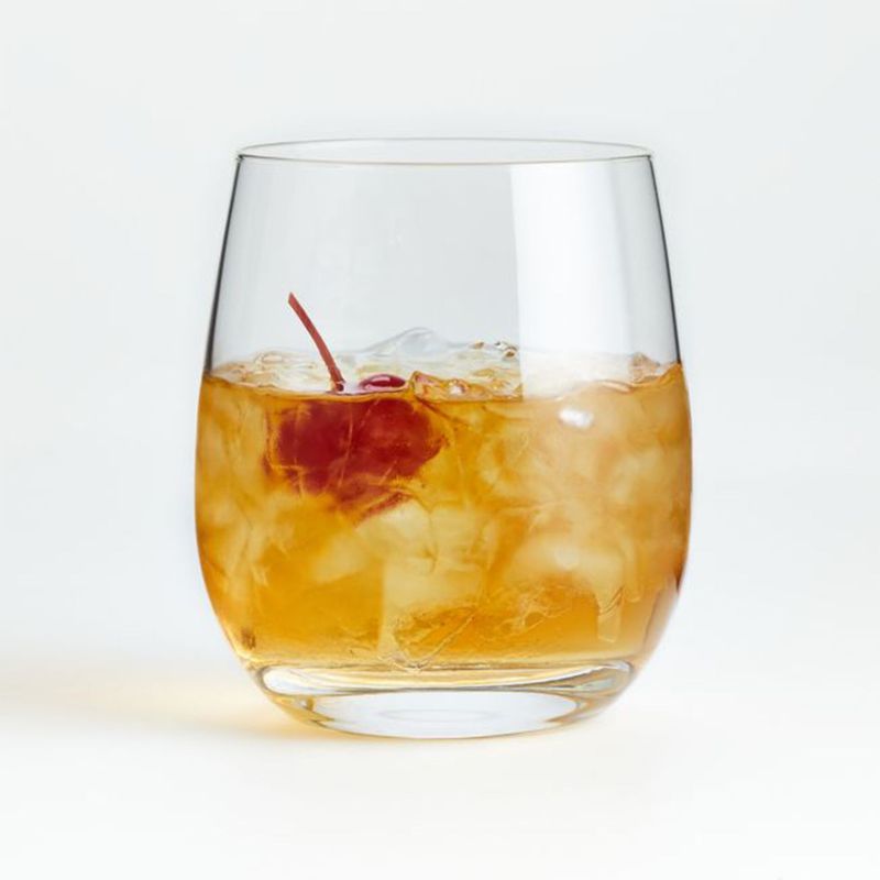 CRATE & BARREL - Vaso corto Marin de Vidrio  13 oz