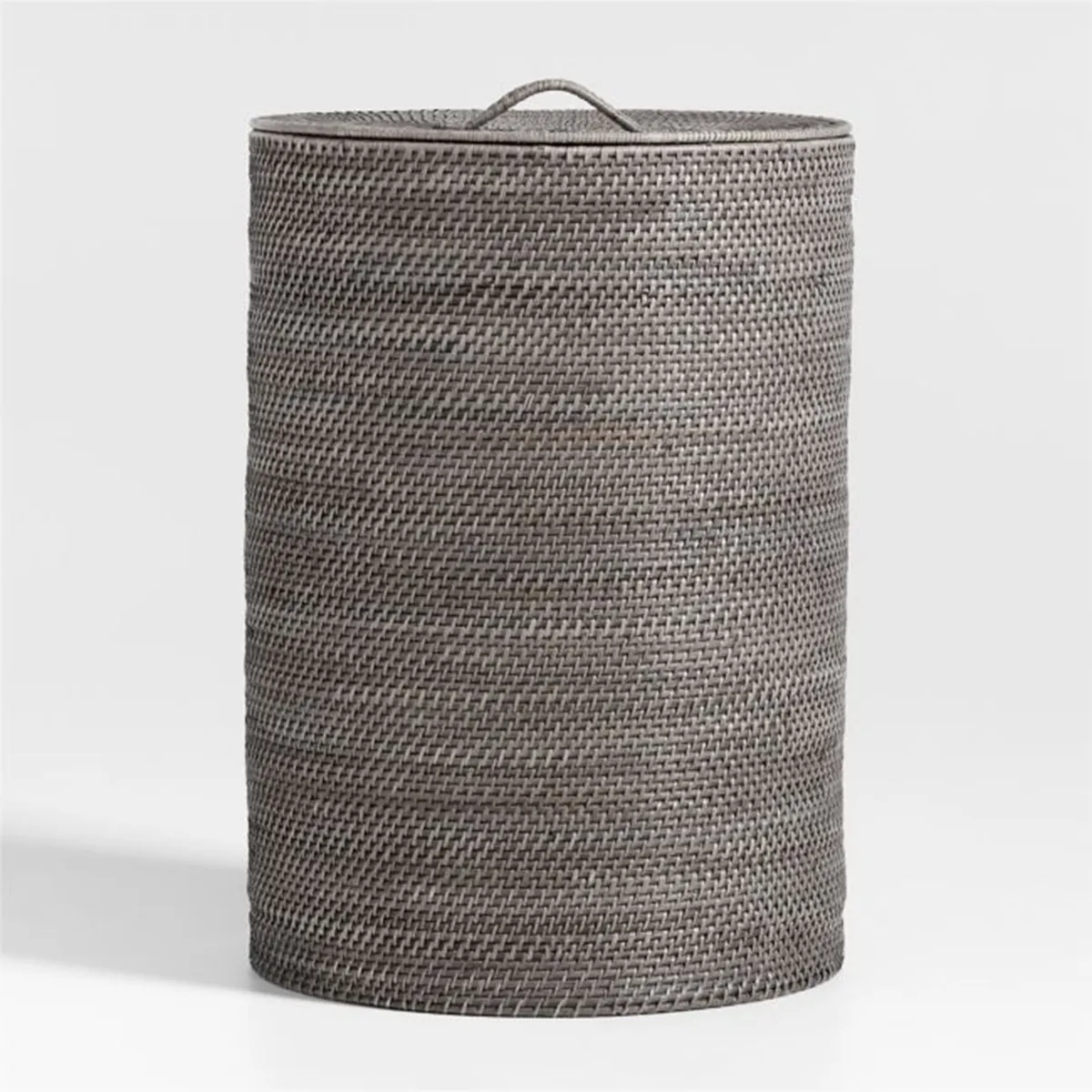 CRATE & BARREL - Canasto Sedona Gris 43 x 60 cm