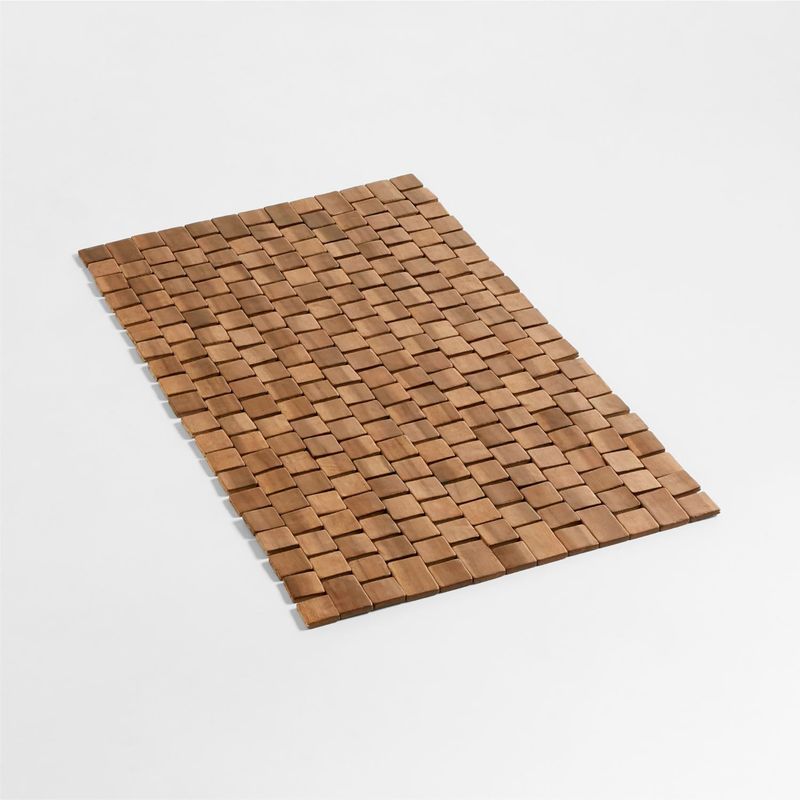 CRATE & BARREL - Tapete de baño Tura  50 cm x 90 cm