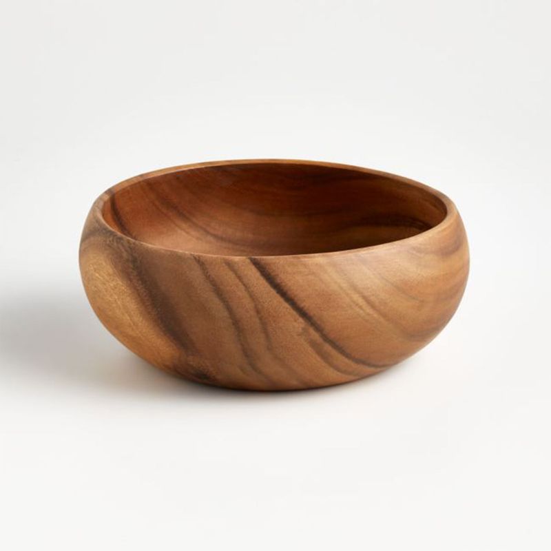 CRATE & BARREL - Bowl de Servir Tondo en Madera 22 cm
