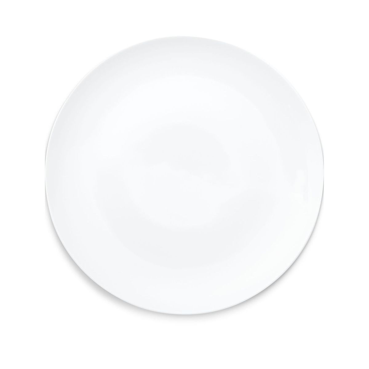 CRATE & BARREL - Plato Principal Aspen Blanco en Porcelana 32 cm