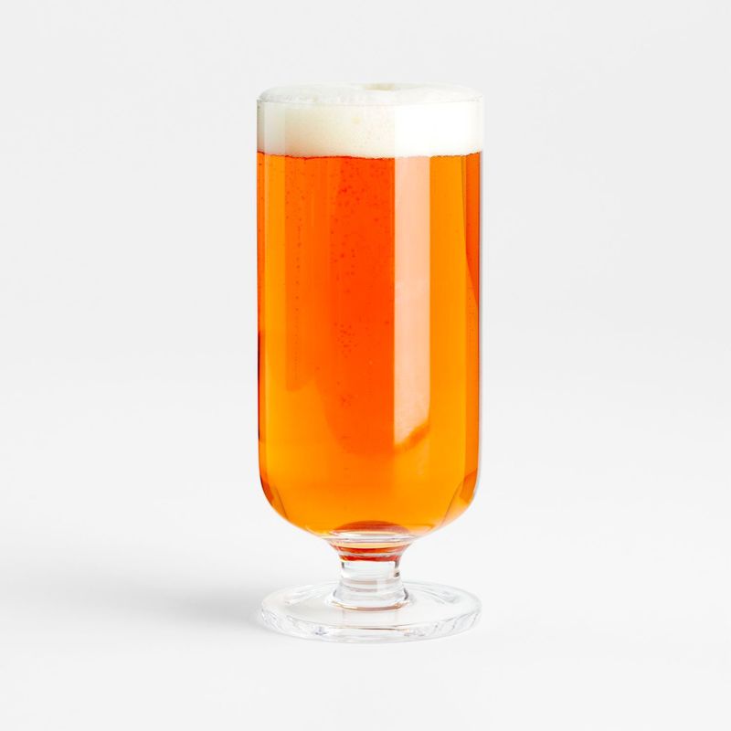 CRATE & BARREL - Vaso de cerveza Wiley Crate & Barrel Vidrio 16 Onzas