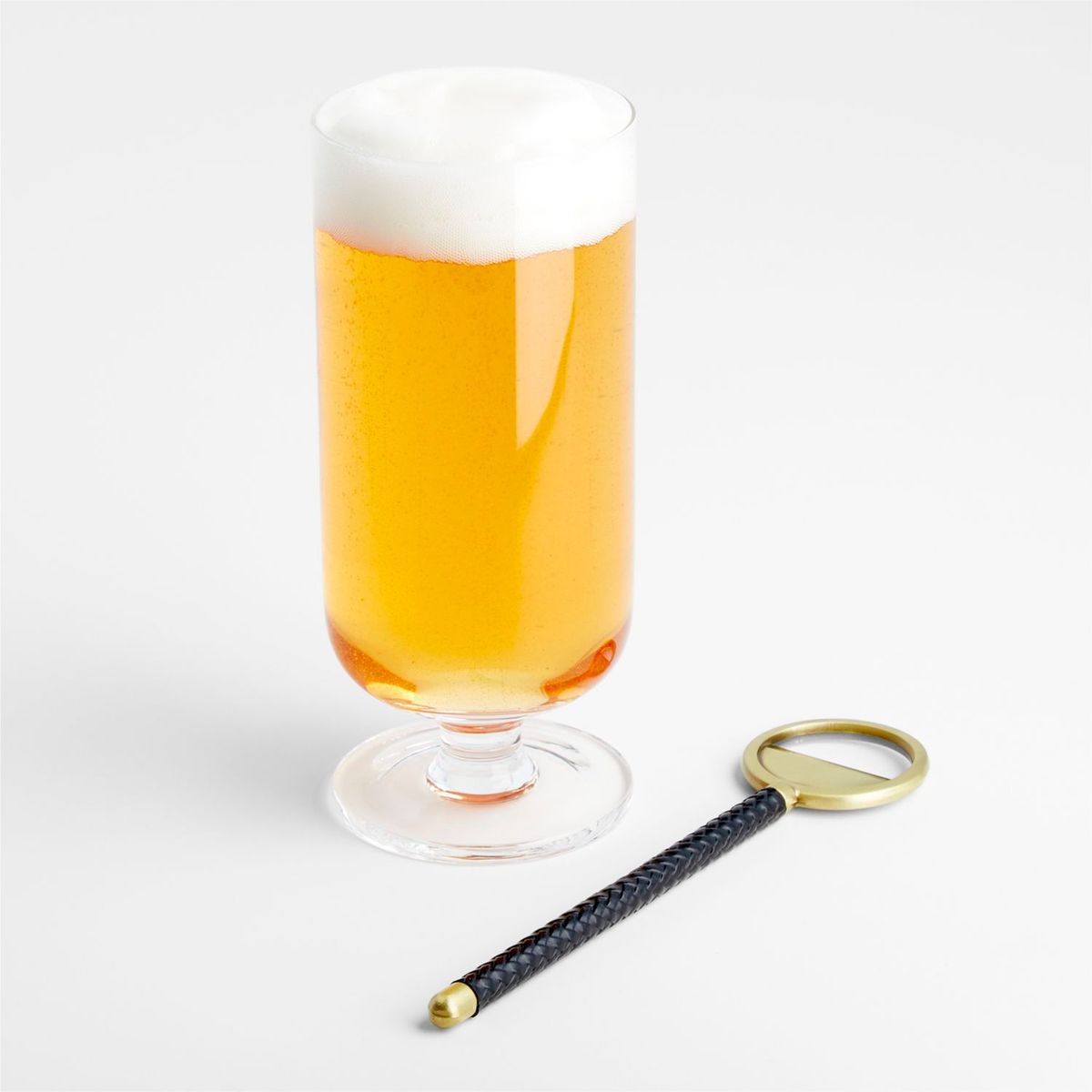 CRATE & BARREL - Vaso de cerveza Wiley Crate & Barrel Vidrio 16 Onzas