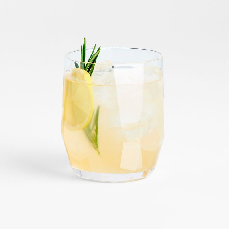 CRATE & BARREL - Vaso Corto Johnie Geo en Vidrio 414 ml