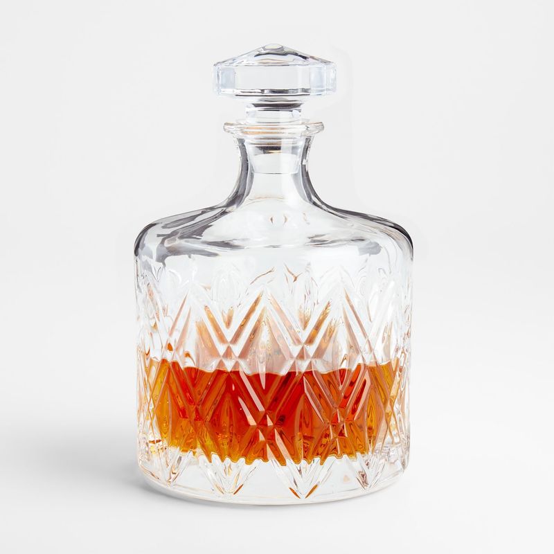 CRATE & BARREL - Decantador Elliot de Vidrio  37 oz