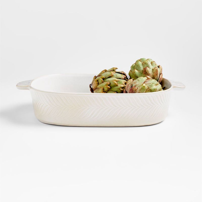 CRATE & BARREL - Refractaria Gres 29 x 40 cm