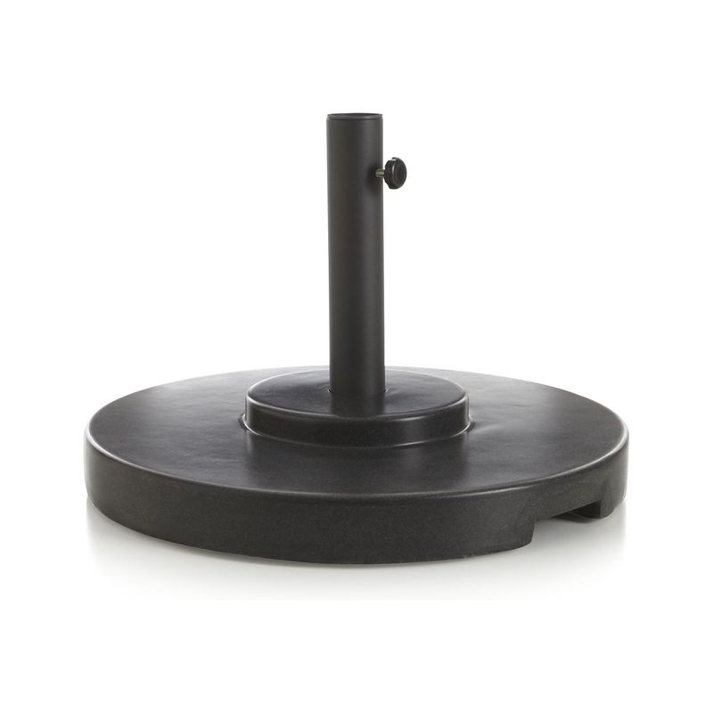 CRATE & BARREL - Base negra para sombrilla de exterior