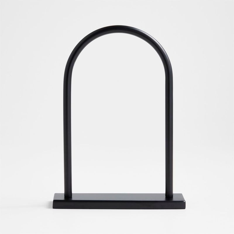 CRATE & BARREL - Adorno Arco de Metal 21 x 29 cm