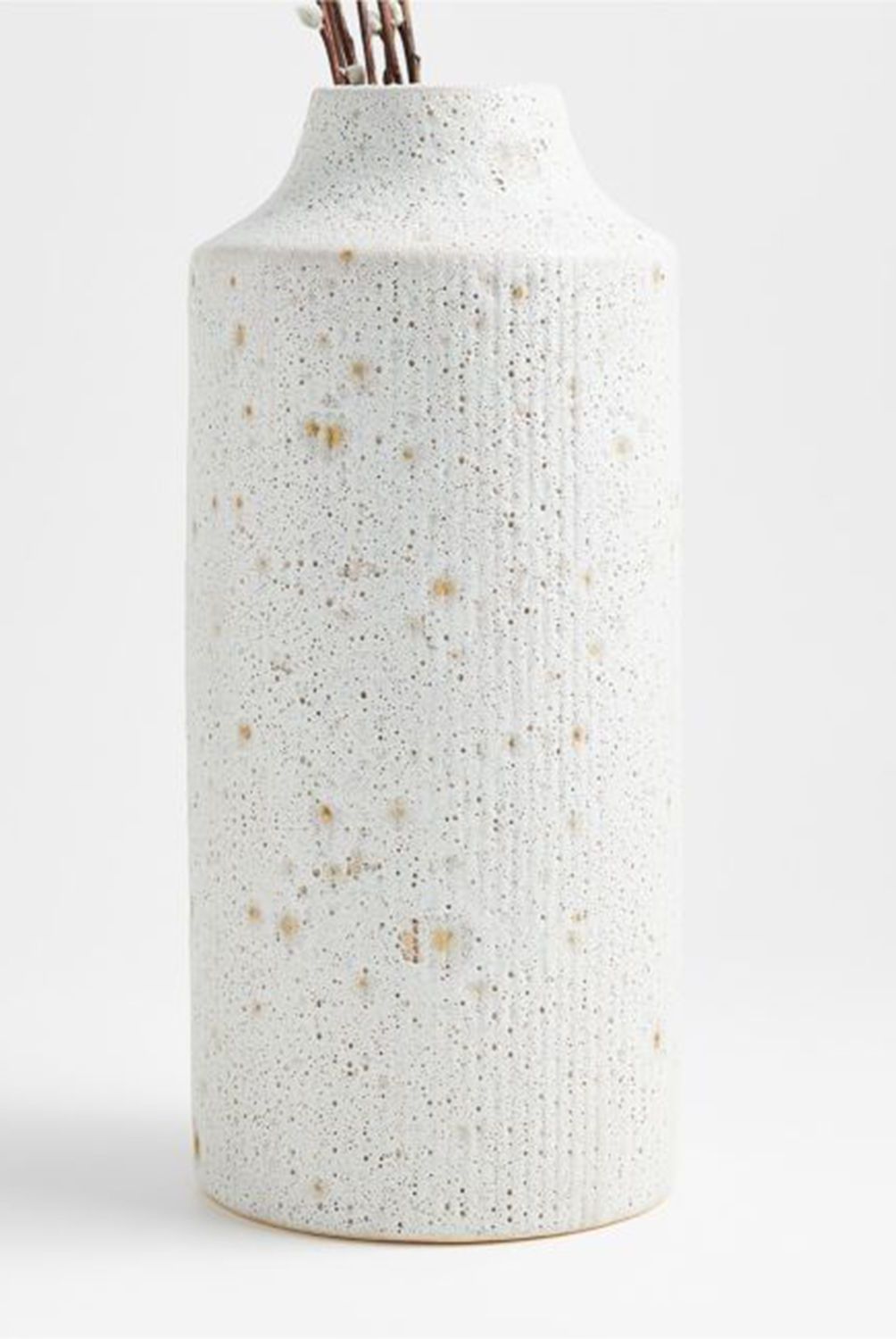 CRATE & BARREL - Florero Ema en Greda 48 cm x 22 cm 