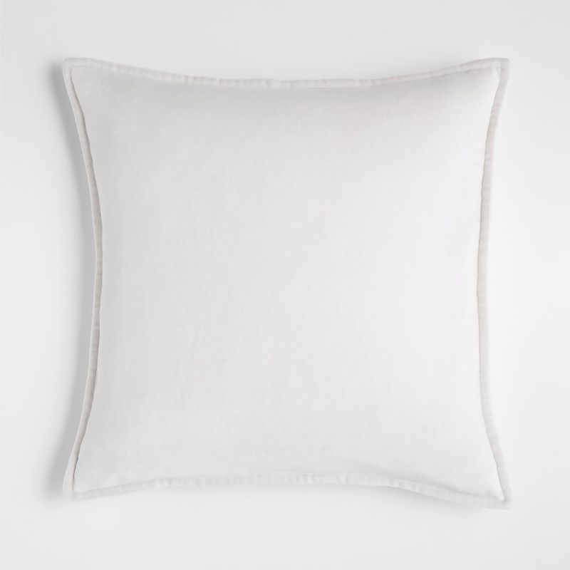 CRATE & BARREL - Funda de cojín Velvet 51 cm x 51 cm