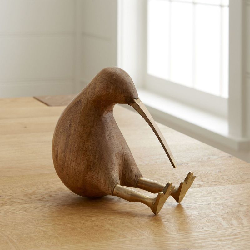 CRATE & BARREL - Adorno Ave Kiwi Natural 8 x 13 cm