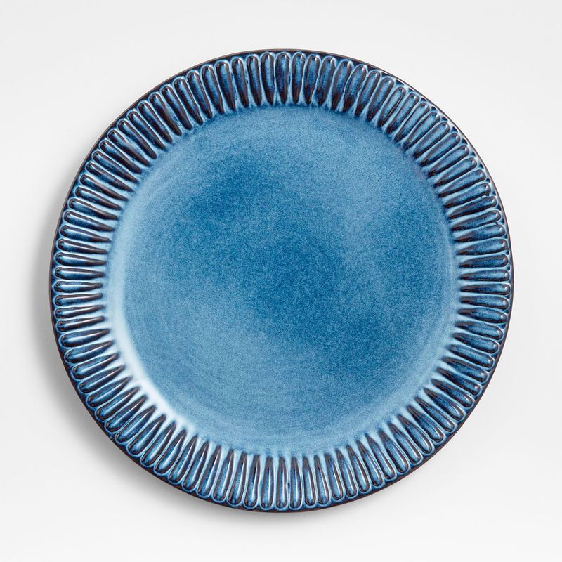 CRATE & BARREL - Plato principal Cove en Gres 26 cm x 26 cm x 2 cm
