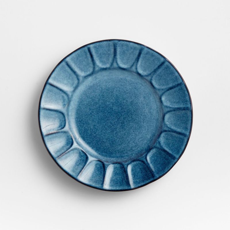 CRATE & BARREL - Plato de entrada Cove en Gres 21 cm x 2 cm