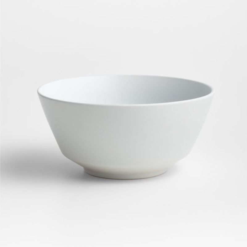 CRATE & BARREL - Bowl Gres Paige Blanco 16 x 8 cm