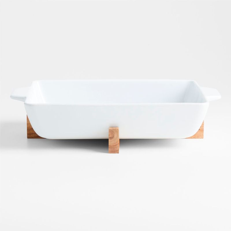 CRATE & BARREL - Refractaria Oven to Table Gres 25 x 41 cm