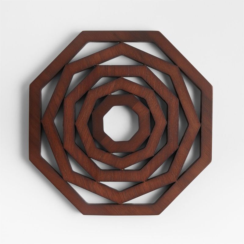 CRATE & BARREL - Portacalientes Carter en Madera  