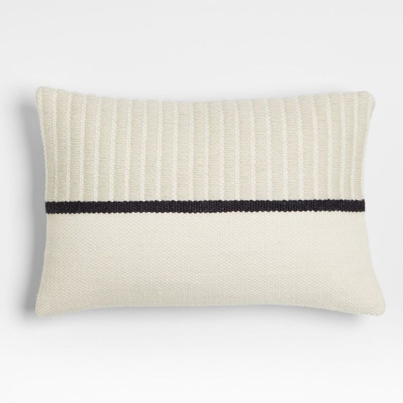 CRATE & BARREL - Funda de cojín Kilim 30 cm x 46 cm