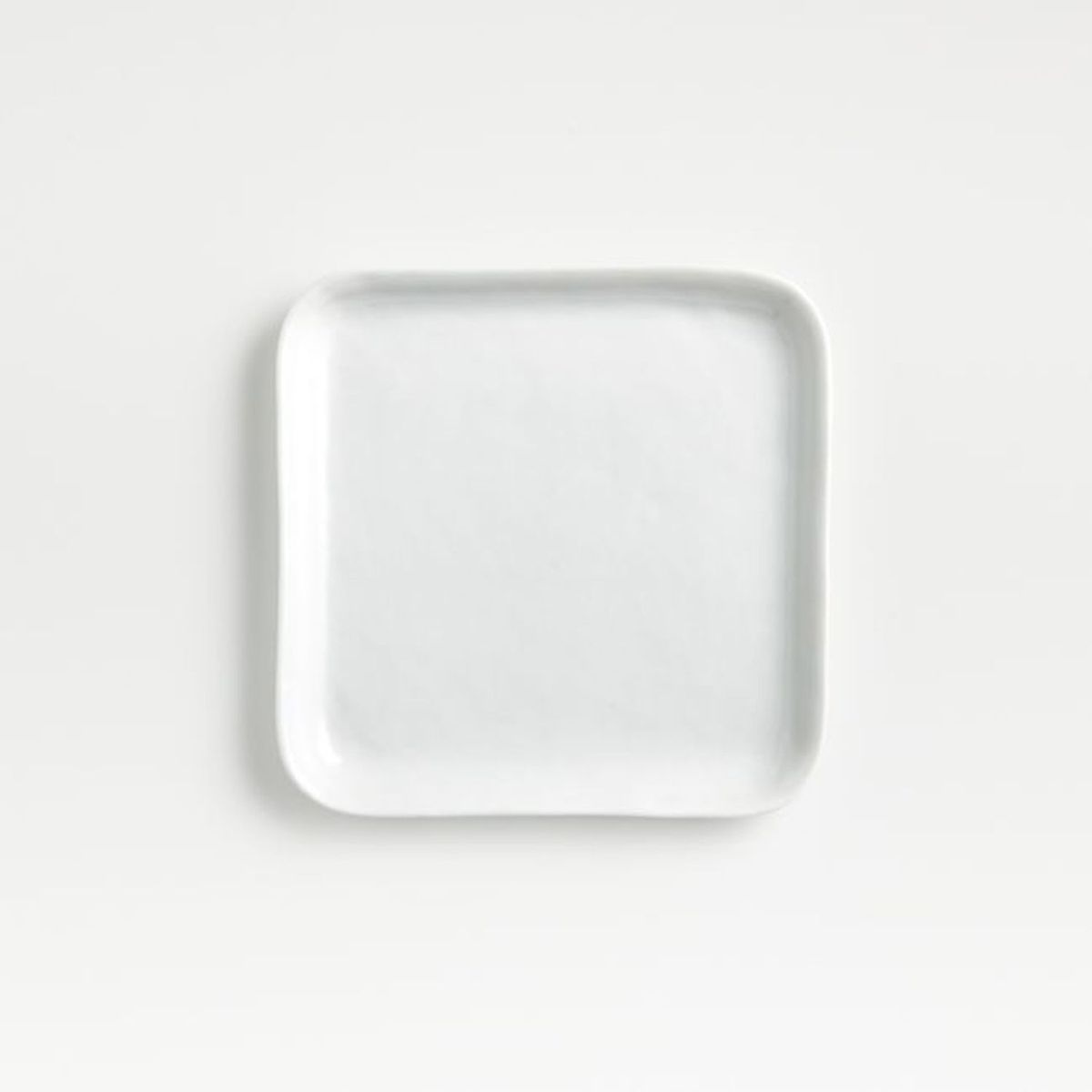 CRATE & BARREL - Plato de aperitivo Mercer en Porcelana 13 cm x 1 cm