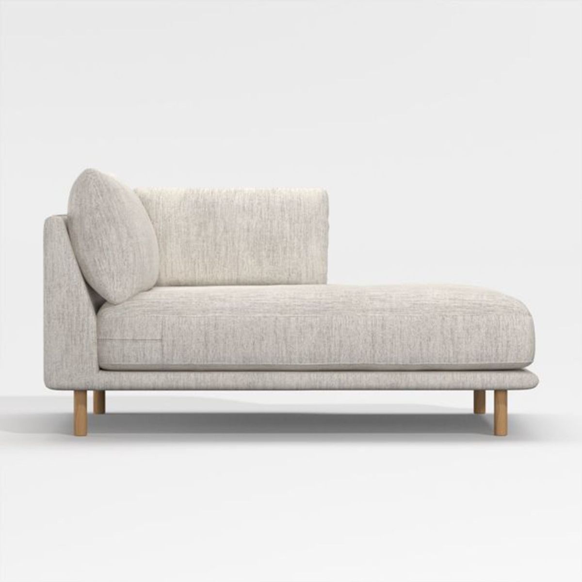 CRATE & BARREL - Chaise longue para Sofá en L Wells Derecho en Tela (No incluye Pieza 1)