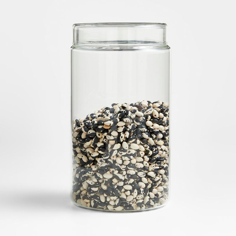 CRATE & BARREL - Contenedor 240258 Vidrio 23 cm x 13 cm