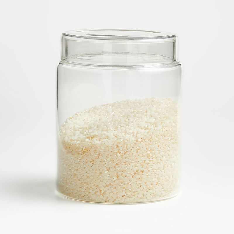 CRATE & BARREL - Contenedor Meline en Vidrio  