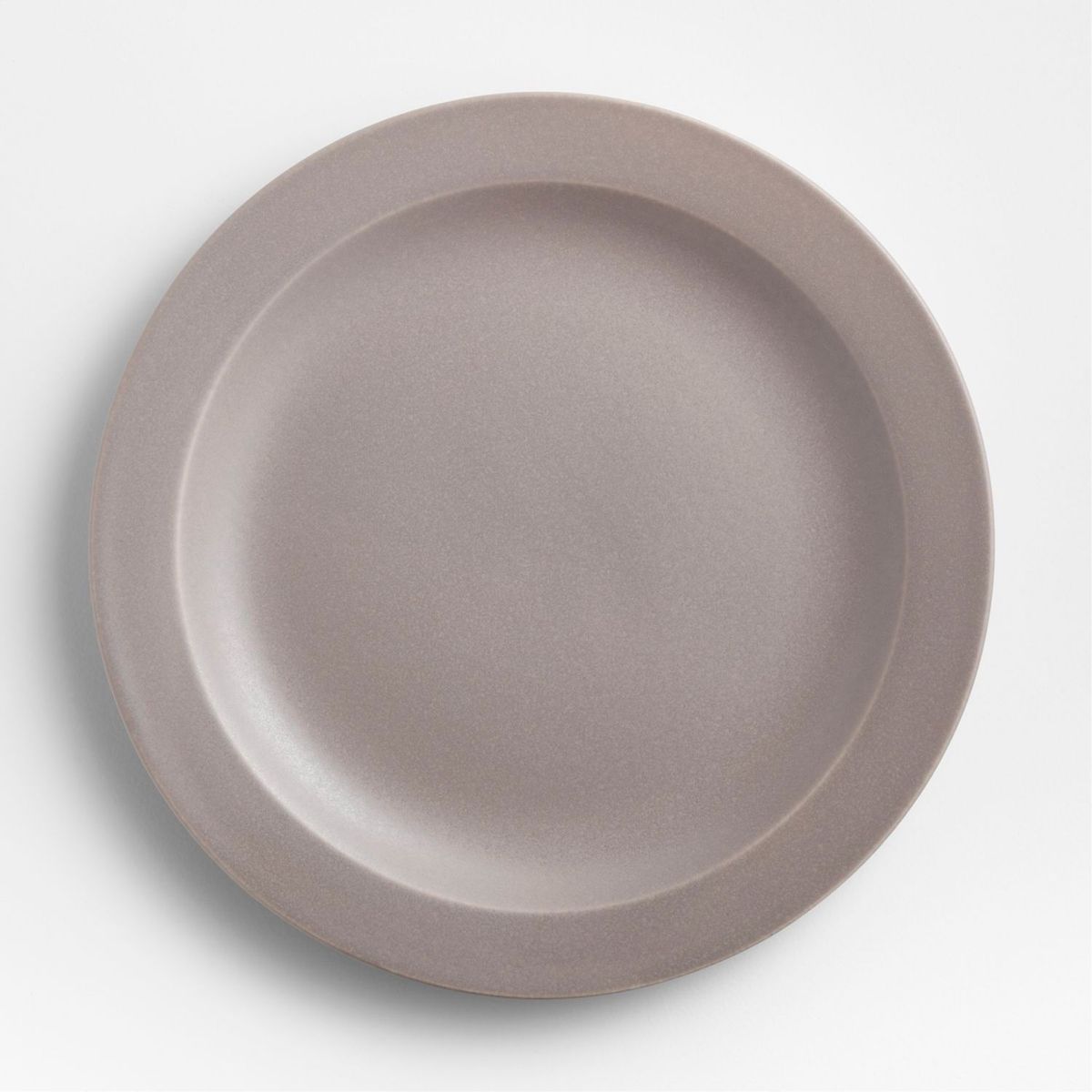 CRATE & BARREL - Plato Principal Paige en Gres Gris 28 cm