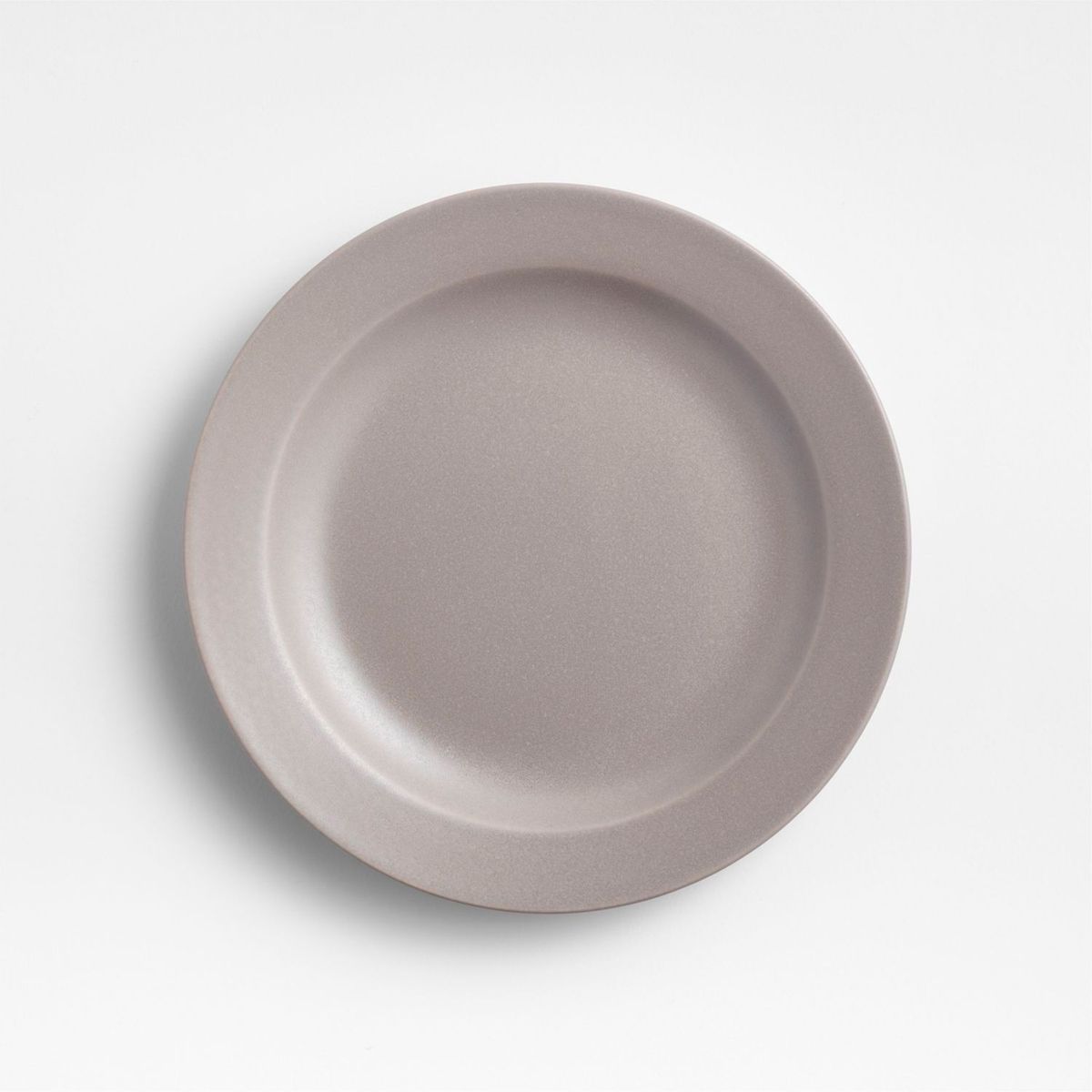 CRATE & BARREL - Plato de Ensalada Paige en Gres Gris 12 x 3 cm