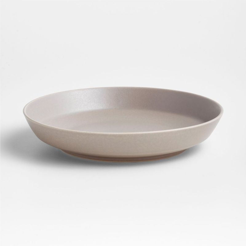 CRATE & BARREL - Bowl Paige en Gres Gris 24 cm