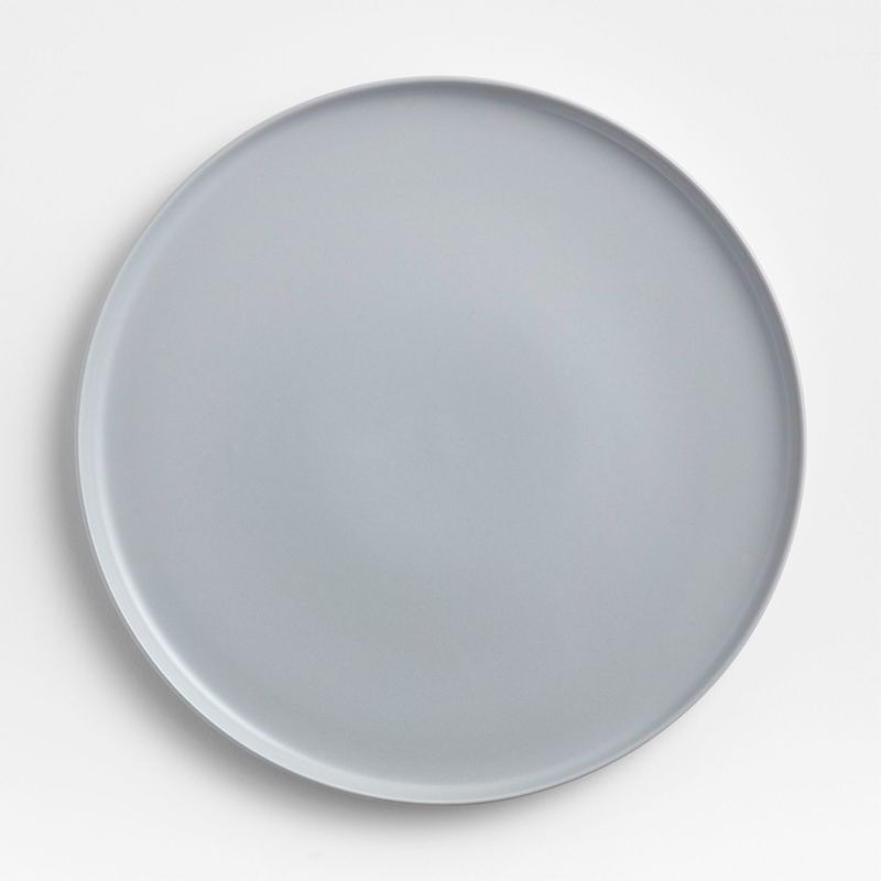 CRATE & BARREL - Plato Principal Gres Wren Gris Claro 27 cm
