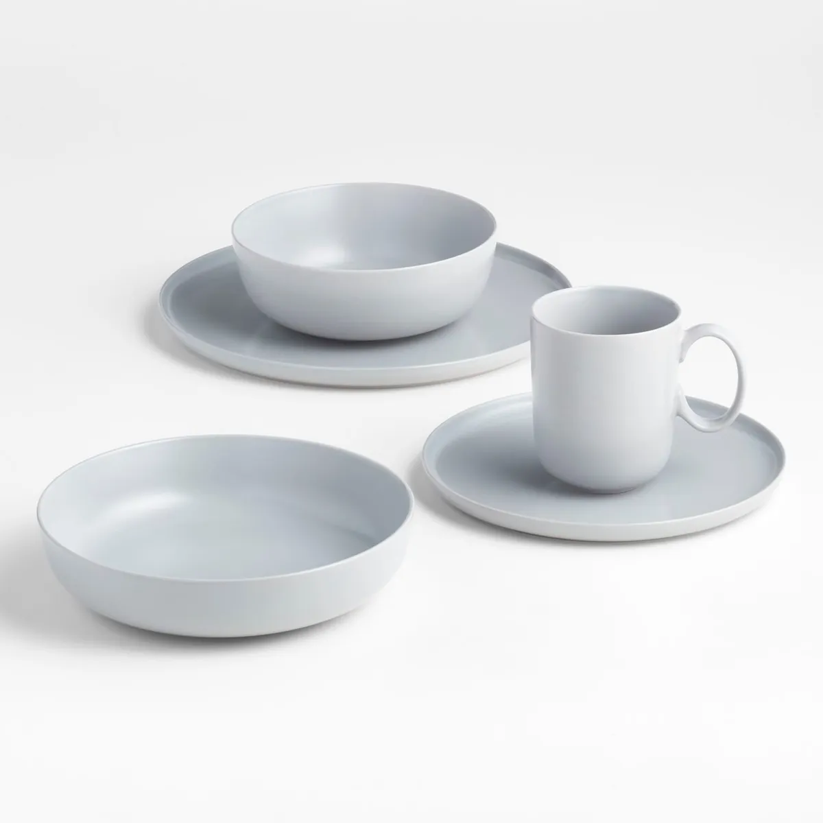 CRATE & BARREL - Plato principal Wren en Gres 27 cm x 2 cm