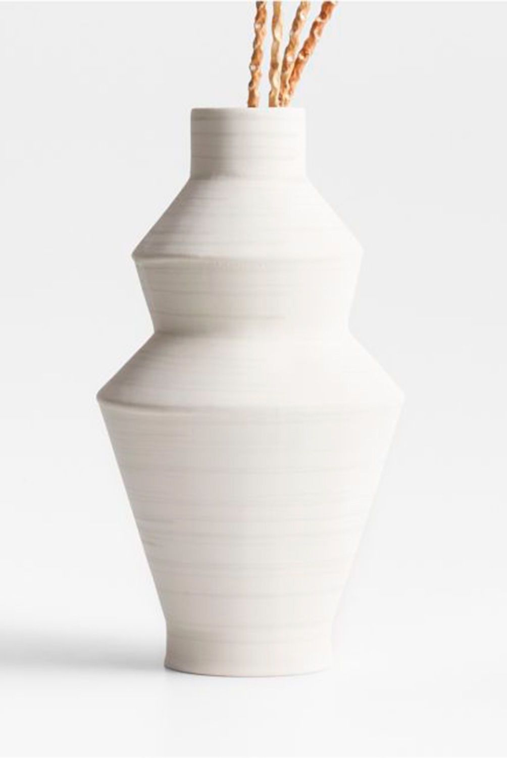 CRATE & BARREL - Jarrón Loza 29 cm 20 x Crate & Barrel