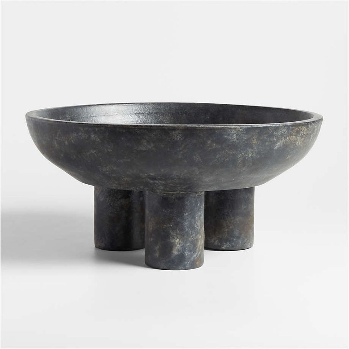 CRATE & BARREL - Adorno CENTRO MESA NEGRO Cerámica 20.32 cm x 40.64 cm