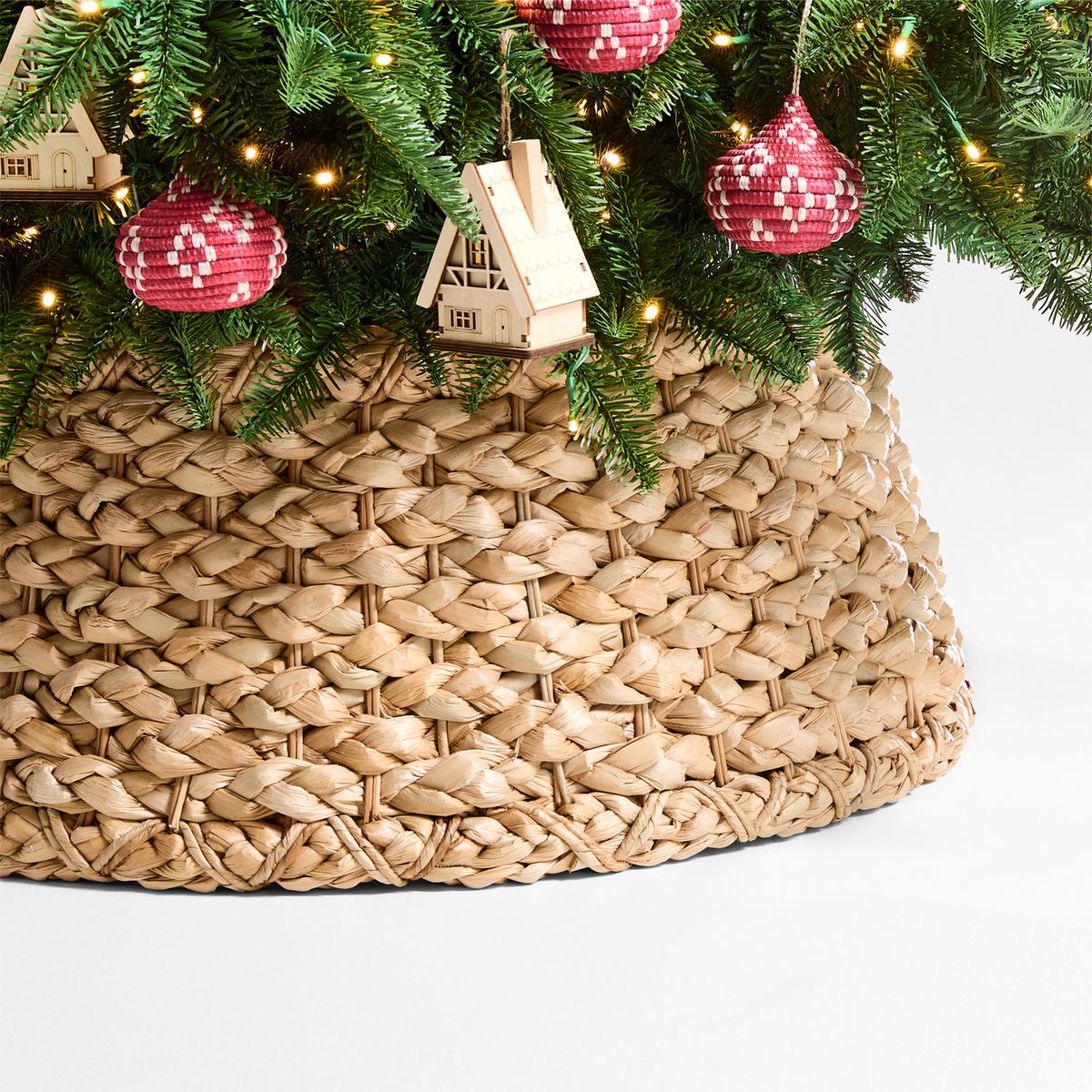 CRATE & BARREL - Collar de árbol de Navidad Emlyn